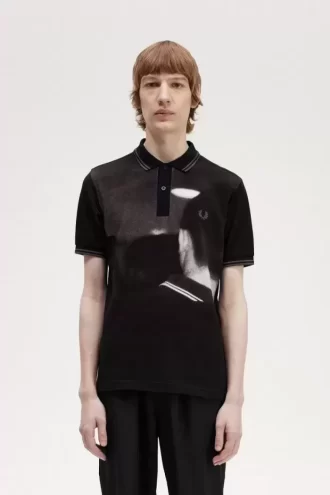 Tricou polo Rave Graphic pentru bărbați
