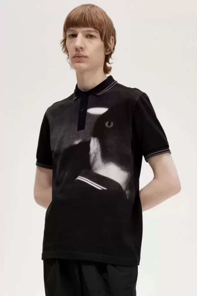 Tricou polo Rave Graphic pentru bărbați Tricou polo Rave Graphic pentru bărbați