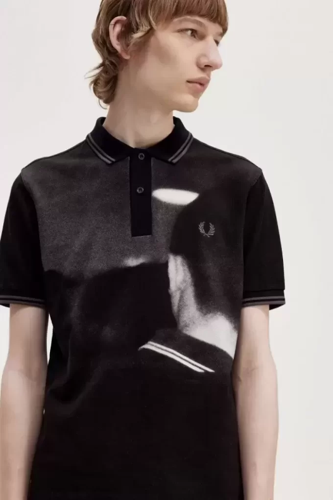 Tricou polo Rave Graphic pentru bărbați Tricou polo Rave Graphic pentru bărbați