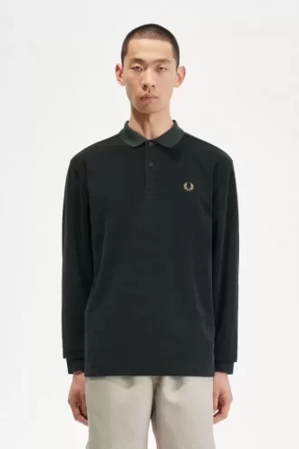 Tricou polo relaxat din prosop pentru bărbați