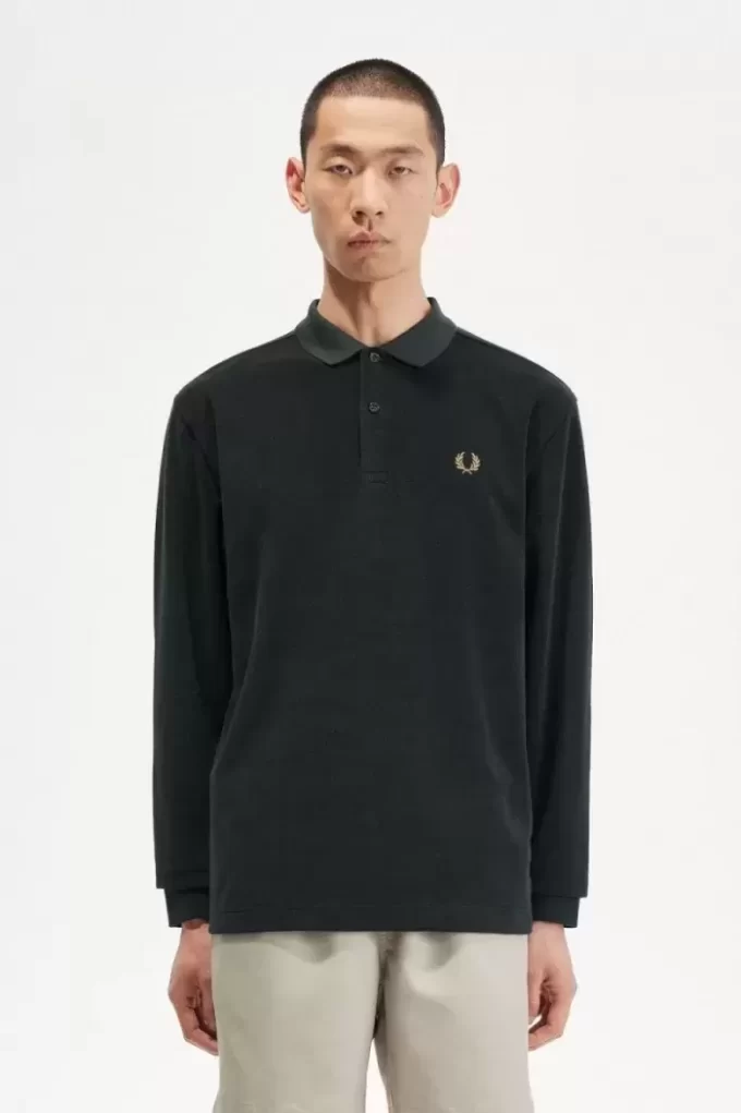 Tricou polo relaxat din prosop pentru bărbați Tricou polo relaxat din prosop pentru bărbați