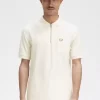Tricou polo texturat cu fermoar pentru bărbați Tricou polo texturat cu fermoar pentru bărbați