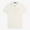 Tricou polo texturat cu fermoar pentru bărbați Tricou polo texturat cu fermoar pentru bărbați