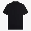 Tricou polo texturat cu fermoar pentru bărbați Tricou polo texturat cu fermoar pentru bărbați