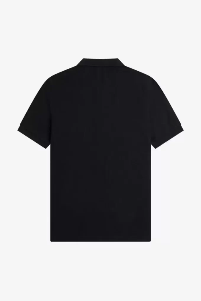 Tricou polo texturat cu fermoar pentru bărbați Tricou polo texturat cu fermoar pentru bărbați