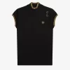 Tricou polo tricotat metalic pentru femei Tricou polo tricotat metalic pentru femei