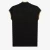 Tricou polo tricotat metalic pentru femei Tricou polo tricotat metalic pentru femei