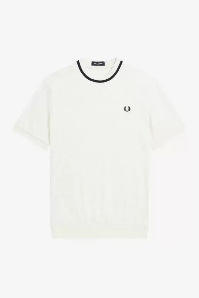Tricou Reissues cu guler rotund din piqué pentru bărbați Tricou Reissues cu guler rotund din piqué pentru bărbați