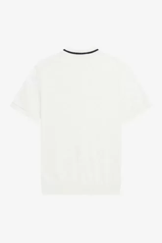 Tricou Reissues cu guler rotund din piqué pentru bărbați