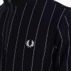 Tricouri polo cu guler tip pâlnie și dungi fine Tricouri polo cu guler tip pâlnie și dungi fine