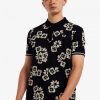 Tricouri polo cu imprimeu floral Tricouri polo cu imprimeu floral