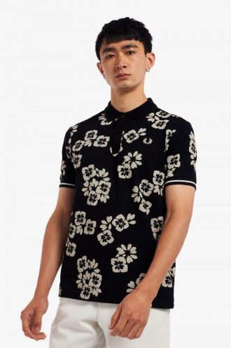 Tricouri polo cu imprimeu floral