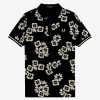 Tricouri polo cu imprimeu floral Tricouri polo cu imprimeu floral