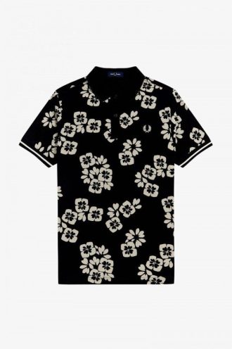 Tricouri polo cu imprimeu floral