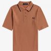 Tricouri polo cu nervuri Fred Perry Tricouri polo cu nervuri Fred Perry