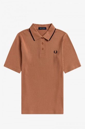 Tricouri polo cu nervuri Fred Perry