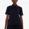 Tricouri polo cu nervuri Fred Perry Tricouri polo cu nervuri Fred Perry