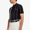 Tricouri polo Henley cu dungi Tricouri polo Henley cu dungi