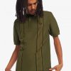 Tricouri polo Henley cu dungi Tricouri polo Henley cu dungi