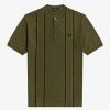 Tricouri polo Henley cu dungi Tricouri polo Henley cu dungi