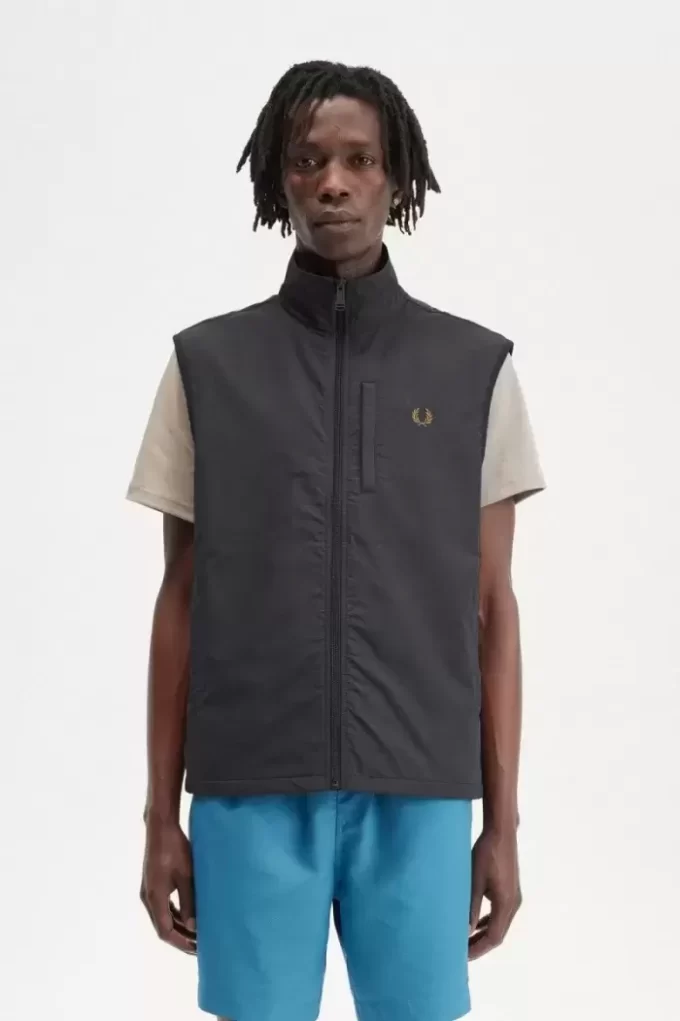 Vestă Fred Perry Nylon pentru bărbați Vestă Fred Perry Nylon pentru bărbați