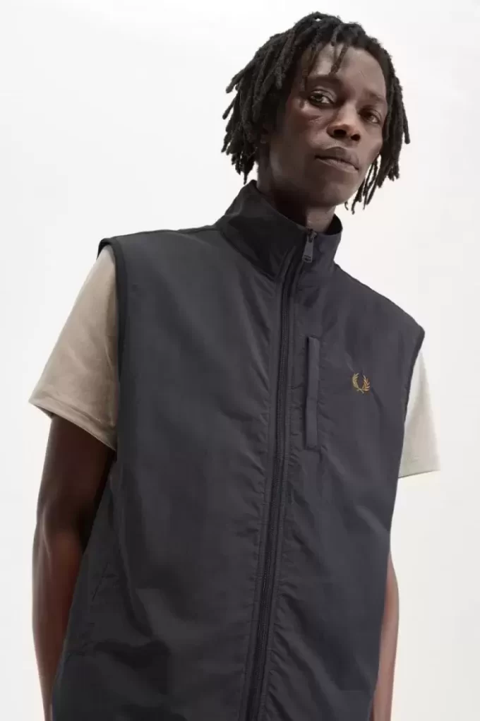 Vestă Fred Perry Nylon pentru bărbați Vestă Fred Perry Nylon pentru bărbați