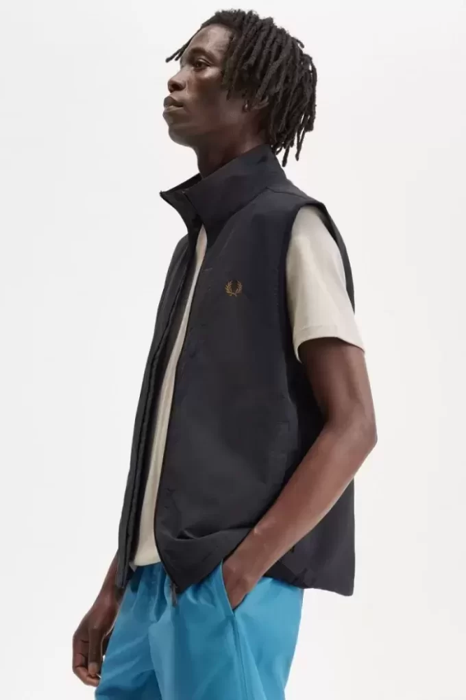 Vestă Fred Perry Nylon pentru bărbați Vestă Fred Perry Nylon pentru bărbați
